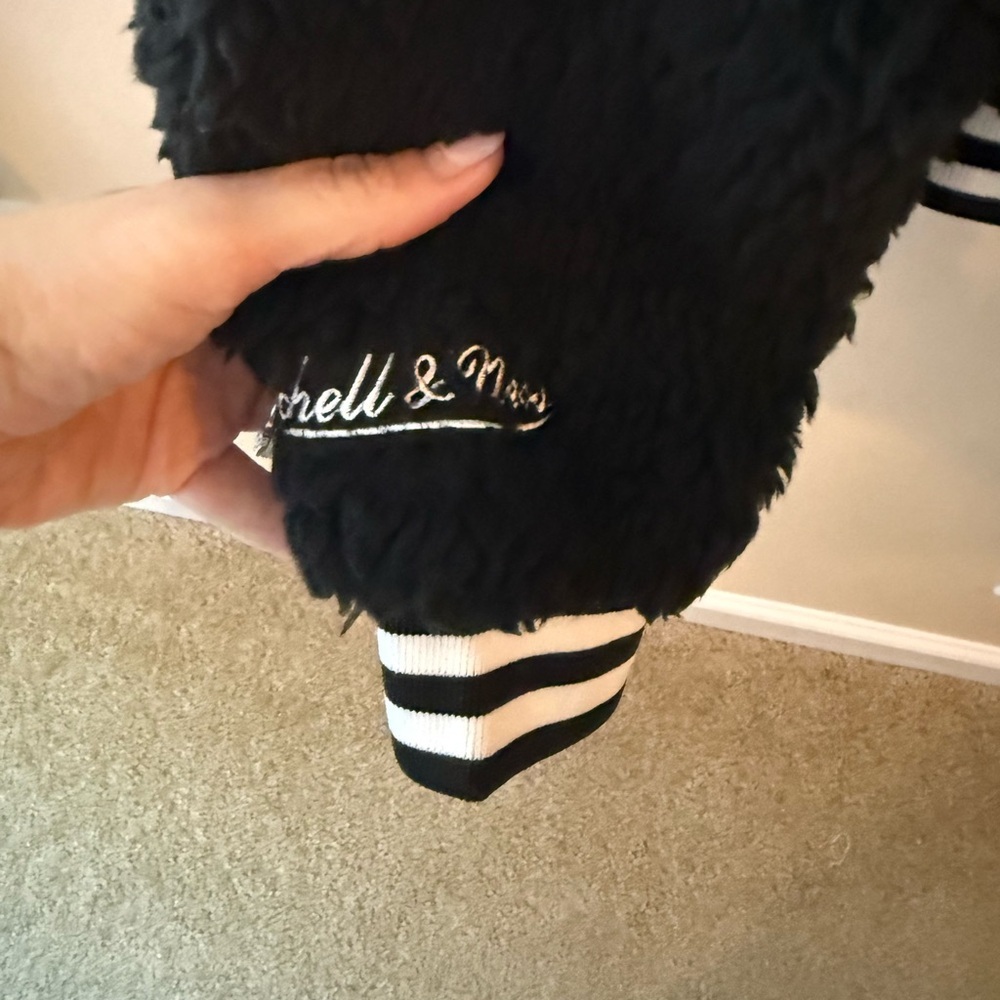 Michell Ness Cozy Bear Jacket black womens size small - Picture 5 of 7